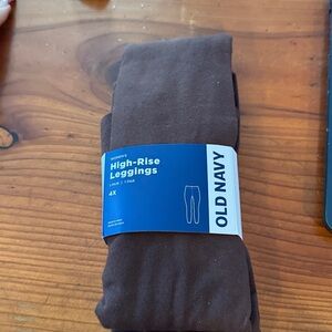 Old Navy Plaid High-Rise Leggings in Green and Blue 3X